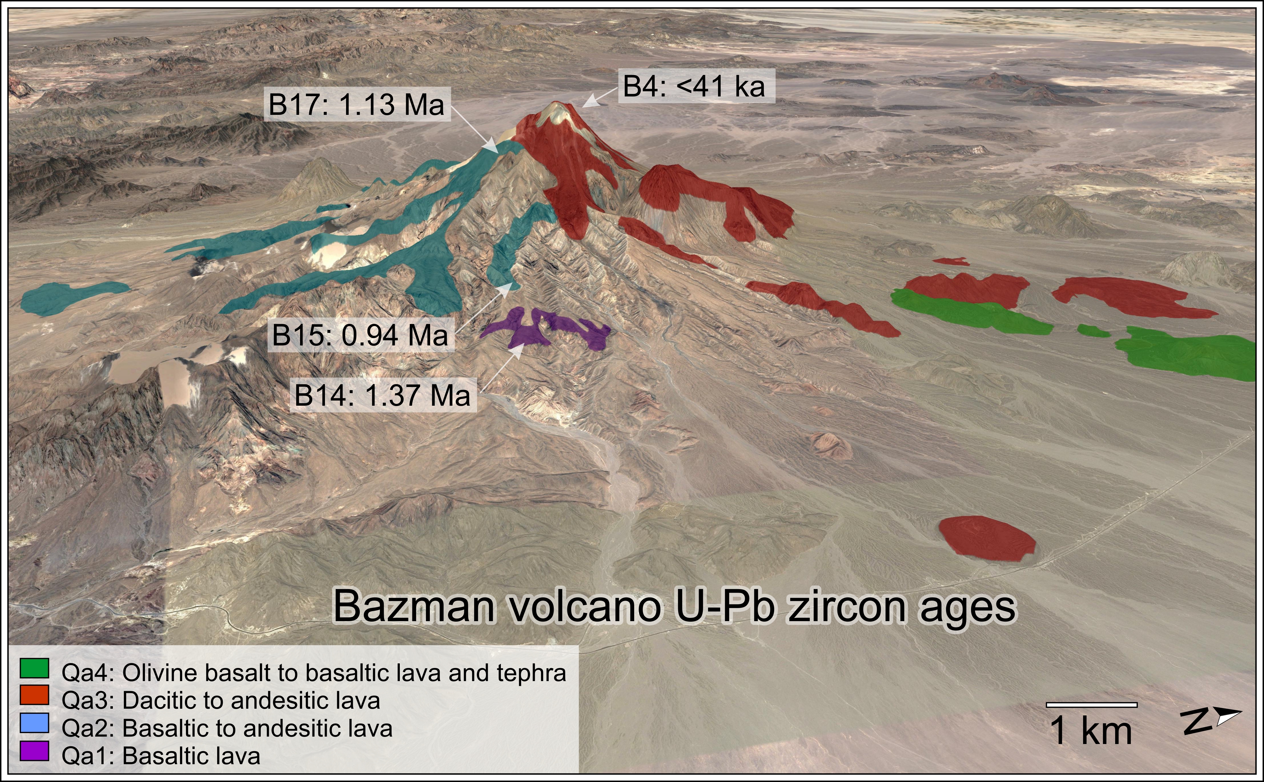 Petrogenesis and geochemistry of Bazman volcano
