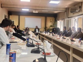 دیدار نوروزی رئیس محترم سازمان زمین‌شناسی و اکتشافات معدنی کشور و ریاست محترم پژوهشکده با اعضای هیات علمی، مدیران و جمعی از کارکنان ستادی پژوهشکده علوم زمین