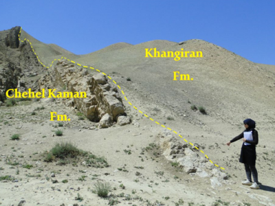 چینه شناسی و فسیل شناسی سازند چهل کمان در ناحیه کلات (کپه داغ)