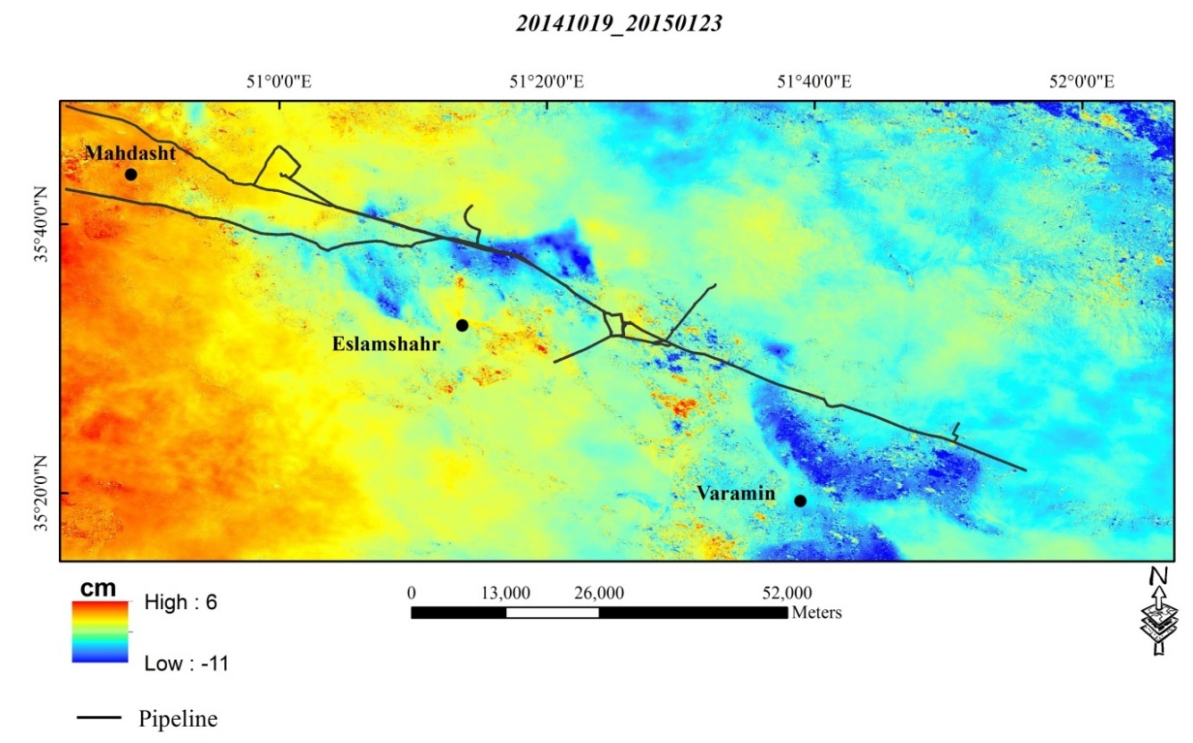 بررسی اثر پدیده های فرونشست زمین و امکان سنجی خطرزمینلرزه بر لوله های انتقال نفت جنوب تهران