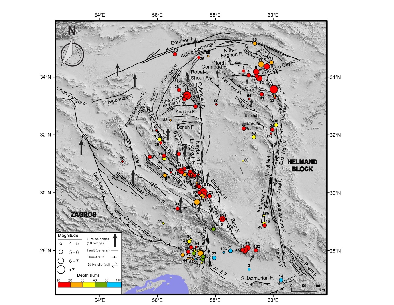 تعیین میدان تنش و رژیم زمین ساختی ایران مرکزی با روش وارون سازی سازو کارهای کانونی زمین لرزه ها