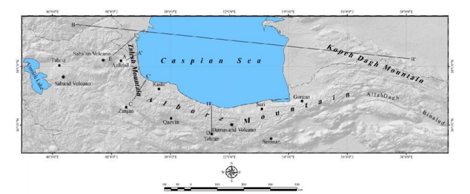 طرح جامع مطالعات زمین ساختی حوضه کاسپین جنوبی