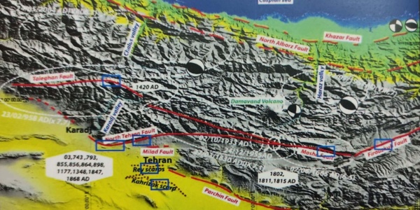 بررسی تحلیل زمانی احتمال رخداد زمین لرزه گستره تهران